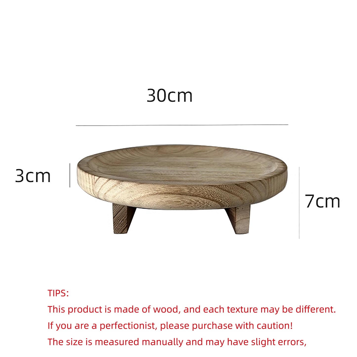 Bandeja De Jantar Em Madeira Artesanal Decorativa Medieval