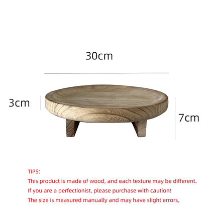 Bandeja De Jantar Em Madeira Artesanal Decorativa Medieval