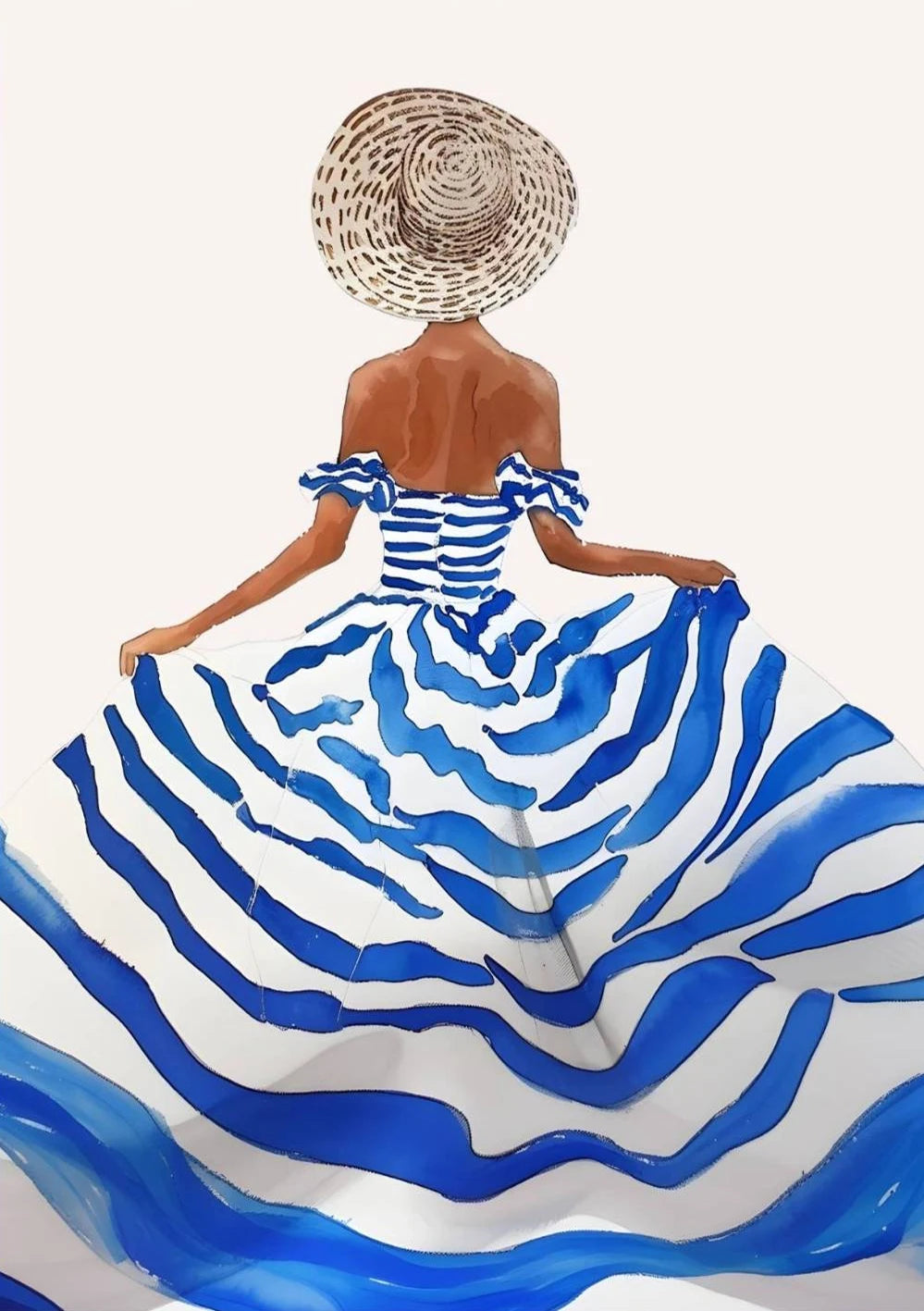 Quadro Abstrato Monocromático Em Tela Para Sala Premium