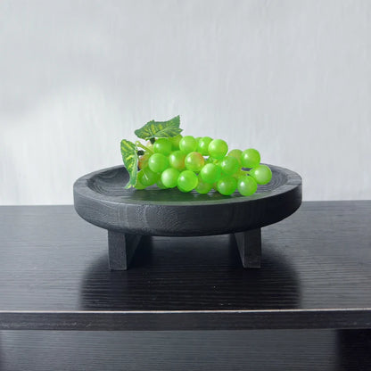 Bandeja De Jantar Em Madeira Artesanal Decorativa Medieval