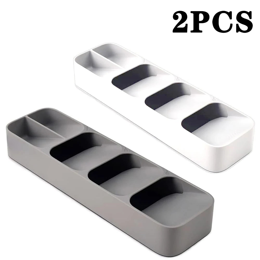 Organizador Multifuncional de Talheres Com Compartimento Integrado e Espaço Otimizado com Design Moderno e Elegante