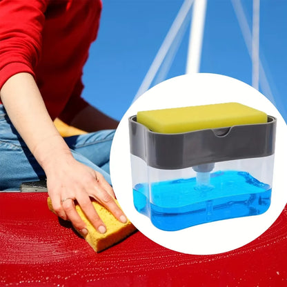 Dispensador De Sabão Líquido Para Cozinha Com Suporte