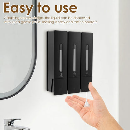 Dispensador De Shampoo Para Parede Do Chuveiro Recarregável