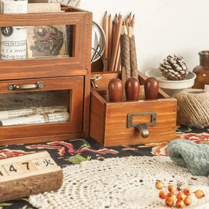 Organizador De Mesa Madeira Organiza Tudo