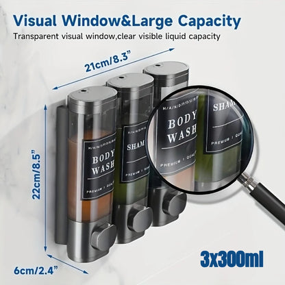 Distribuidor De Sabonete Líquido Montado Na Parede ProtetorContraVazamentosTotalmenteSeguro