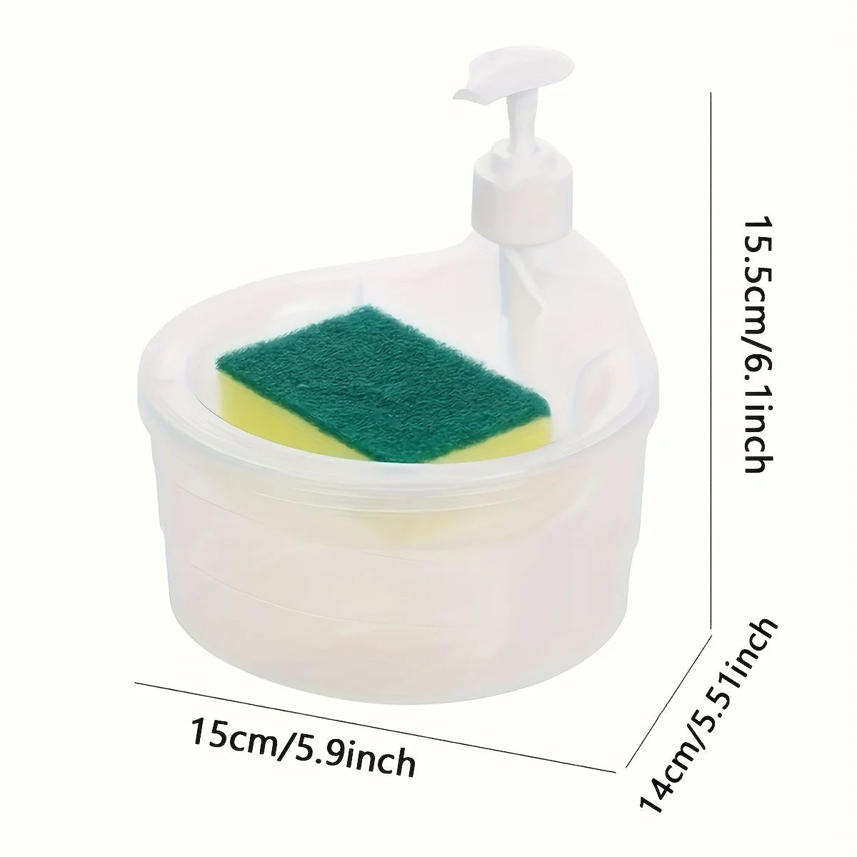 Dispensador Automático de Sabão Líquido para Pia Organizadora