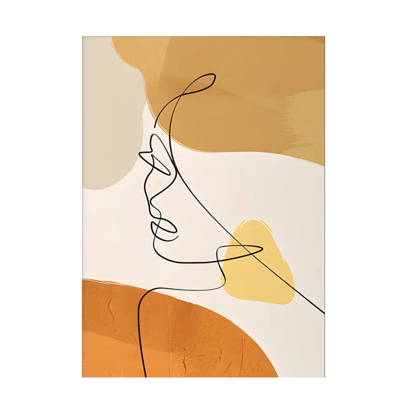 Quadro Moderno Abstrato para Sala de Estar Tela