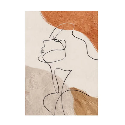 Quadro Moderno Abstrato para Sala de Estar Tela