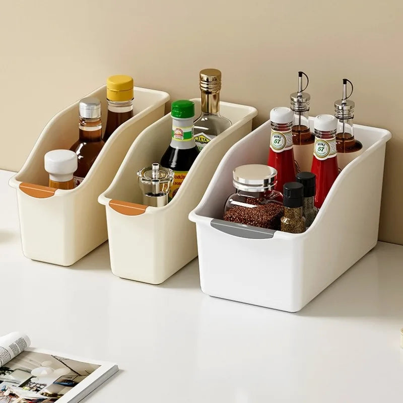 Organizador De Armário Com Rodas Grandes Caixas E Prateleiras Ajustáveis Para Espaços Estreitos Cozinha