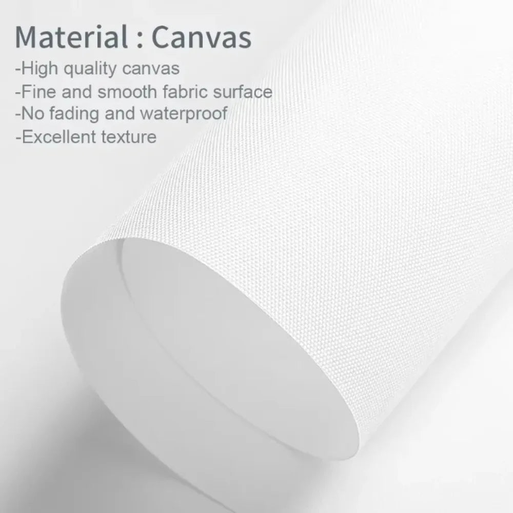 Quadro Em Tela Sem Moldura Abstrato Mulher Com Flores Para Sala Minimalista Nordic