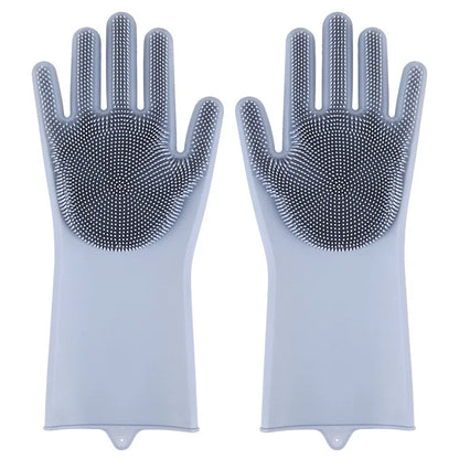 Luvas De Silicone Para Lavagem De Louça Multiuso