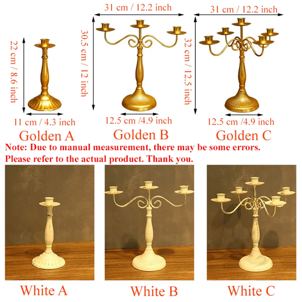 Castiçal De Mesa Decorativa Para Casamentos Com LED