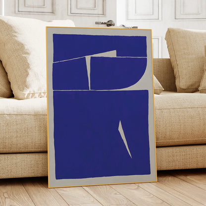 Quadro Abstrato Moderno para Sala Pintado À Mão