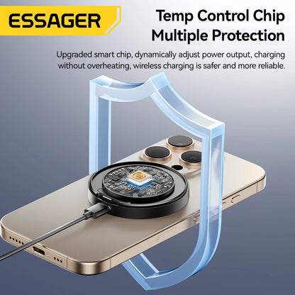 Carregador Sem Fio Magnético Para Smartphone Com 15W