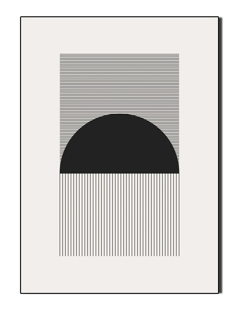 Quadro Abstrato para Sala em Tela Geométrica