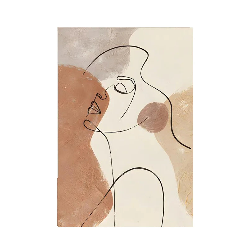 Quadro Moderno Abstrato para Sala de Estar Tela