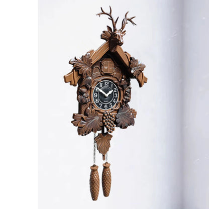Relógio de Parede Cuco Retro para Sala Premium