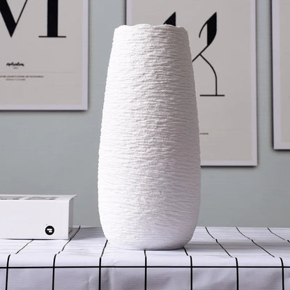 Vaso Cerâmico Decorativo para Mesa Flores Secas Nordic