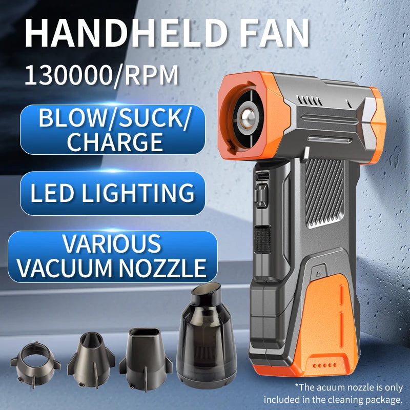 Aspirador De Pó Portátil Para Acampamento Com Iluminação