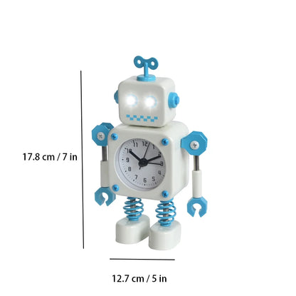 Despertador Robô Infantil Para Quarto Com Luzes Piscantes