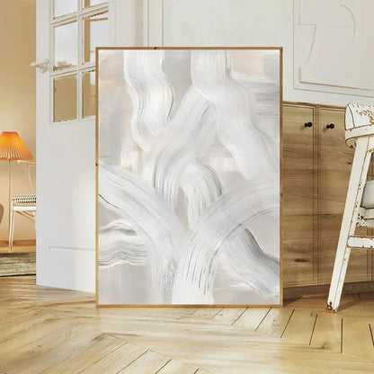 Pintura Abstrata Em Tela Para Sala Moderna Premium