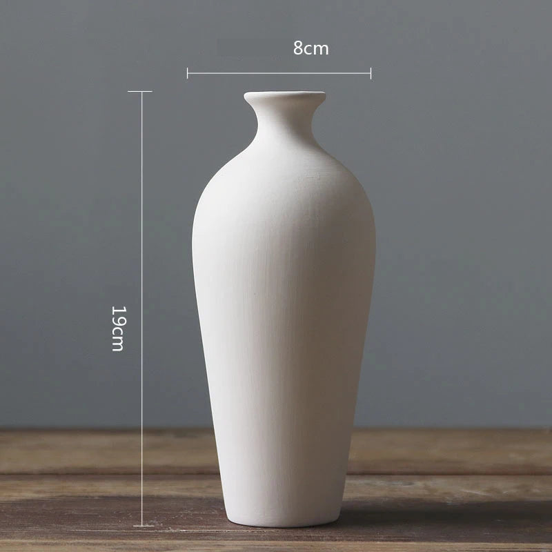 Vaso Cerâmico De Mesa Para Sala Decorativo Premium
