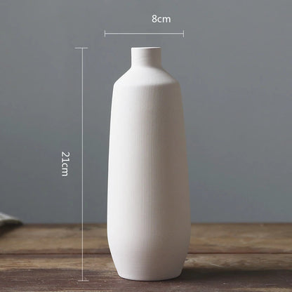 Vaso Cerâmico De Mesa Para Sala Decorativo Premium