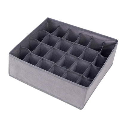 Organizador de Roupas Íntimas com Divisores Ajustáveis em Plástico para Economia de Espaço