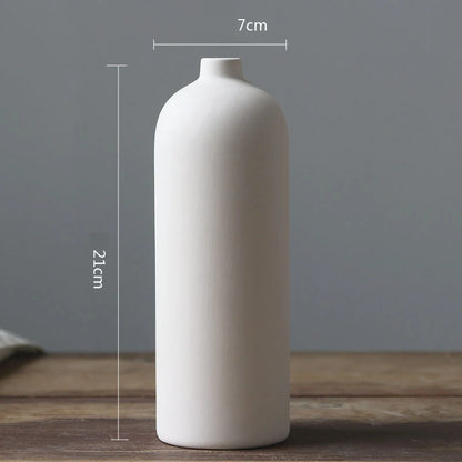 Vaso Cerâmico De Mesa Para Sala Decorativo Premium