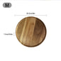 Bandeja Circular de Madeira para Cozinha Profissional Multifuncional