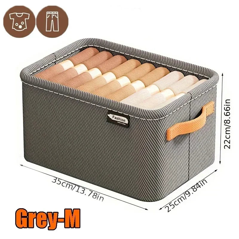 Organizador De Guarda Roupa Em TNT Com Design Modular E Armazenamento Fácil Para Meias Sutiãs Calças