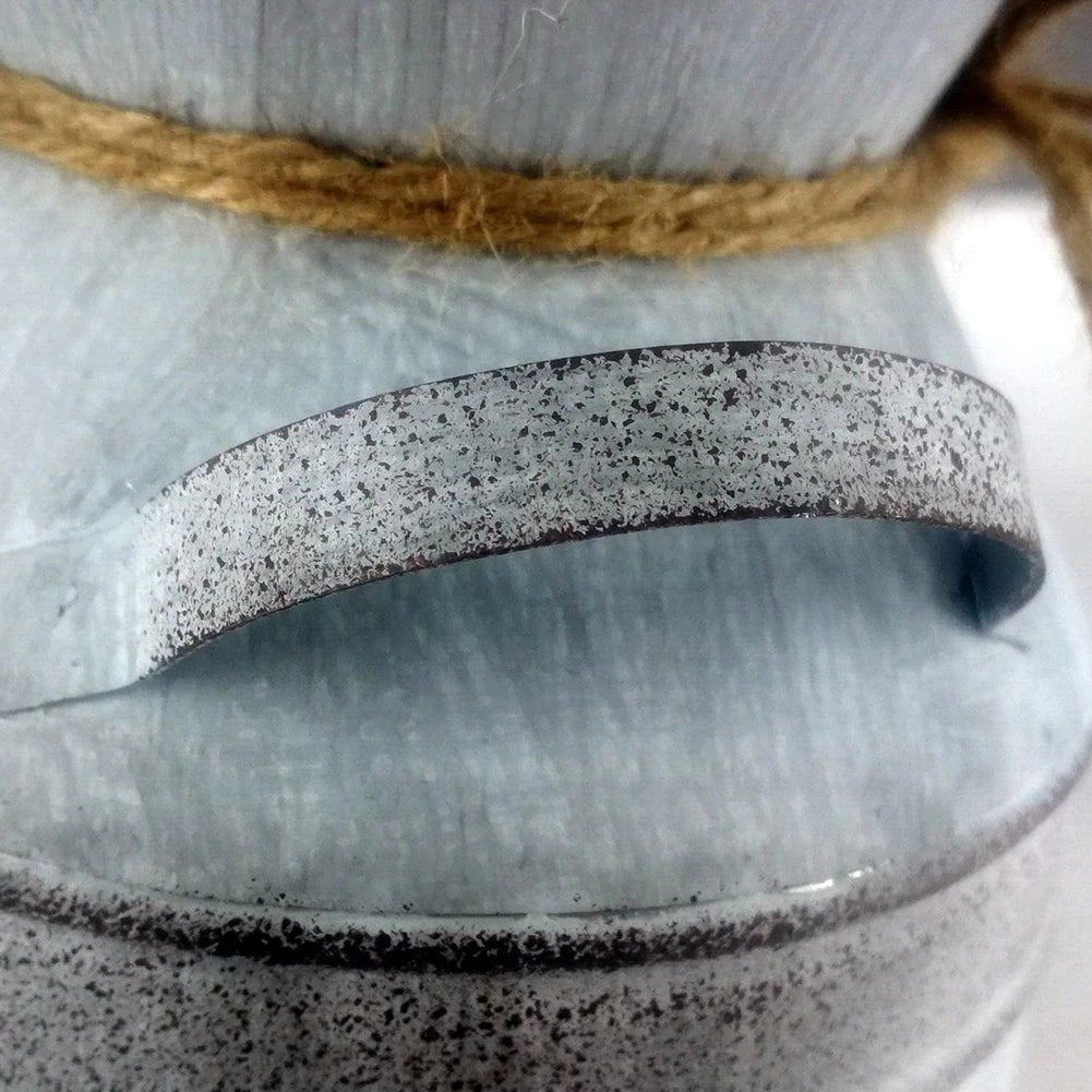 Vaso Decorativo Metálico Para Arranjos Florais Estilo Retro