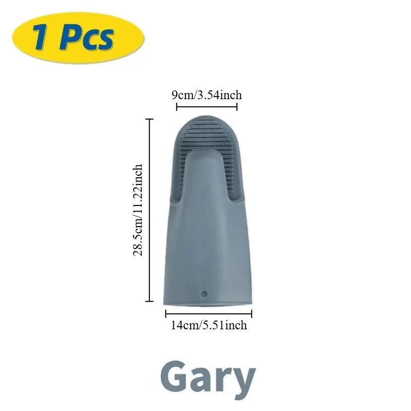 Luvas De Silicone Extensas Para Forno Microondas Antiderrapantes