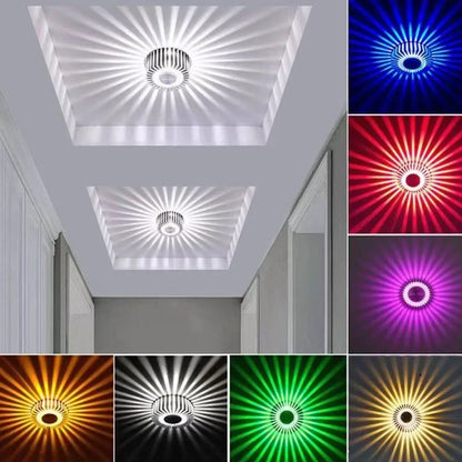 Luz De Teto LED Colorida 3W Sala Decorativa
