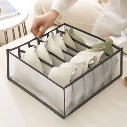Organizador de Gaveta para Roupas Íntimas com Divisores, Design Moderno e Cores Variadas