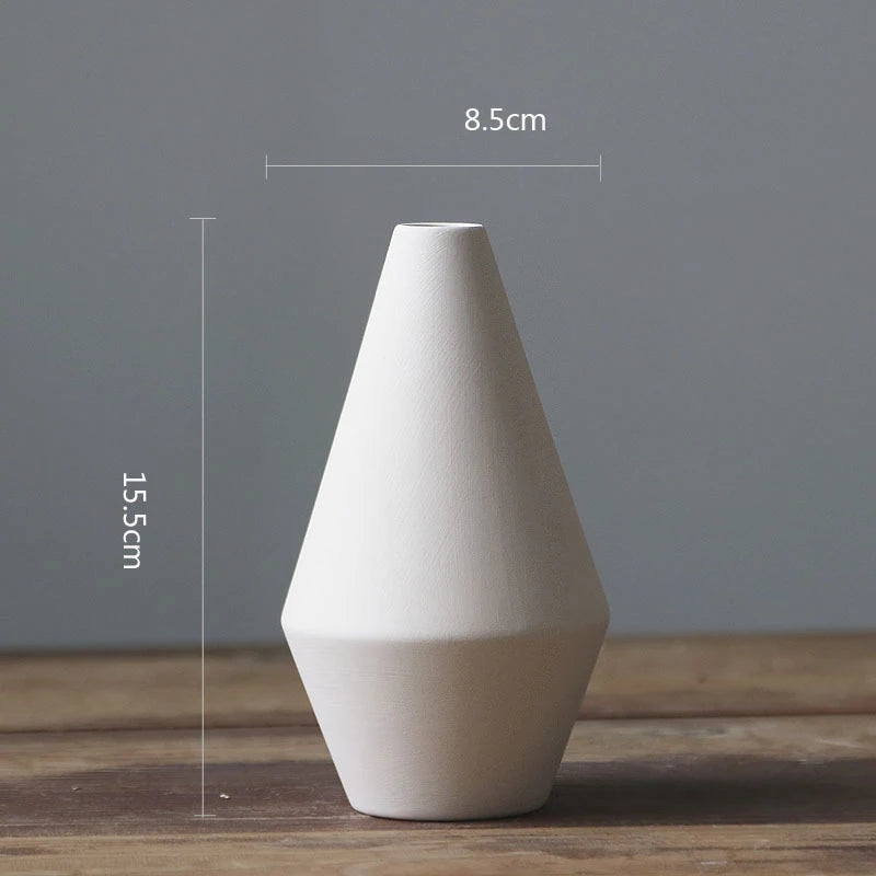 Vaso Cerâmico De Mesa Para Sala Decorativo Premium