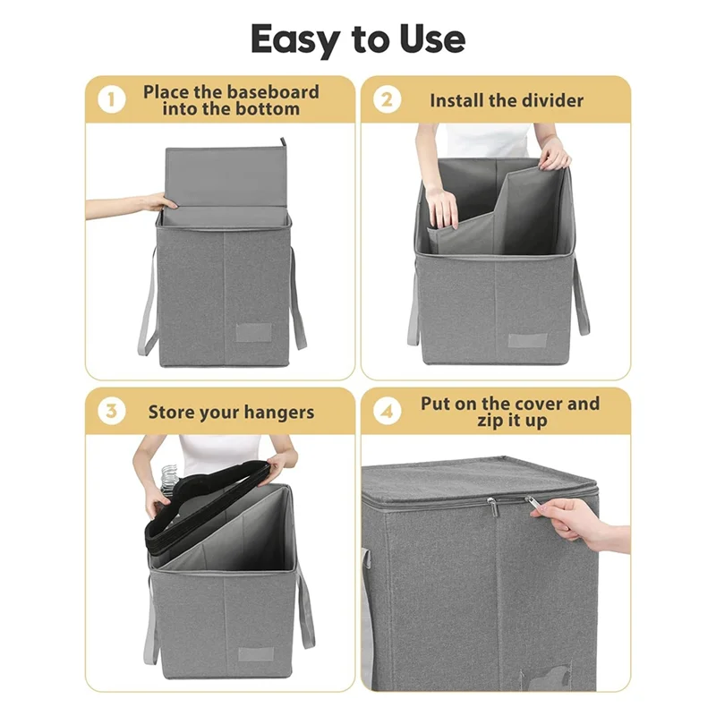 Organizador de Cabides à Prova de Poeira Resistente em Poliéster Moderno Inovacazza