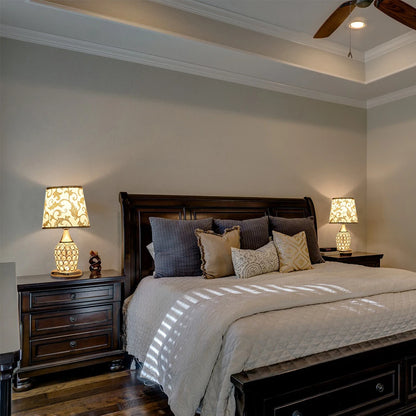 Candeeiro De Mesa Para Quarto Cristal Europeu Decorativo