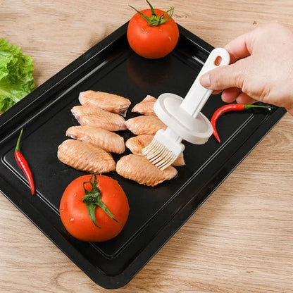 Escova Churrasco Dividida Premium Resistente a Calor Silicone