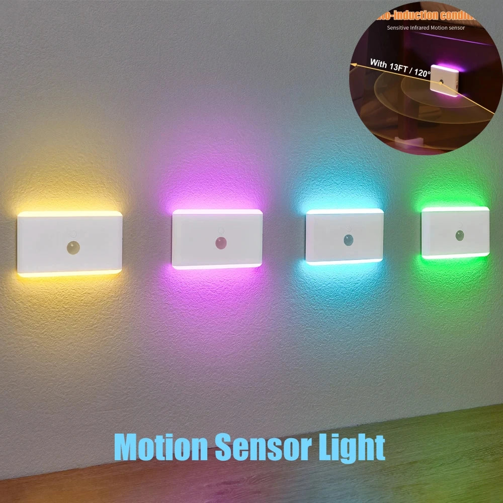 Luz Noturna Inteligente com Sensor LED para Escadas