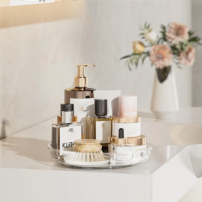 Organizador Lazy Susan Transparente Otimiza Armário