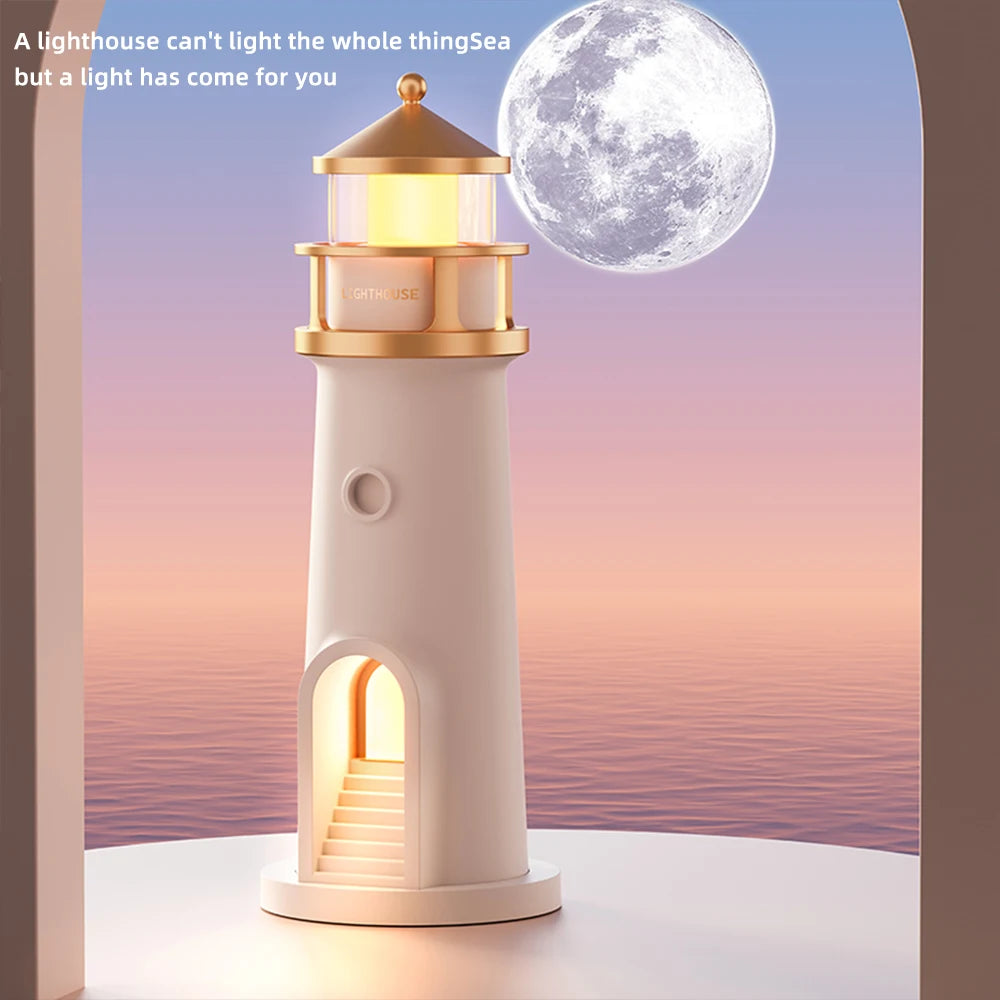 Projetor Lunar Noturno Para Quarto Com Sensor Inteligente