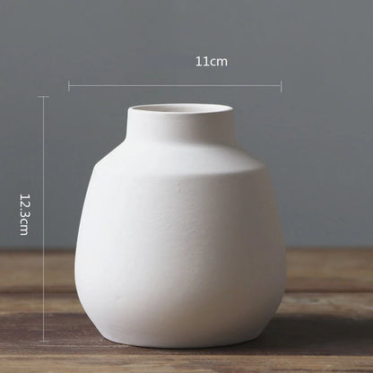 Vaso Cerâmico De Mesa Para Sala Decorativo Premium