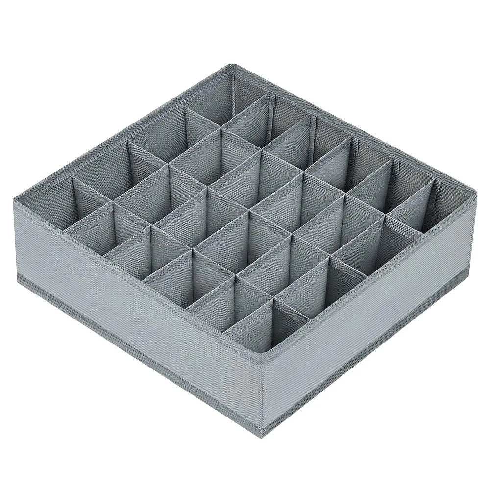 Organizador de Roupas Íntimas com Divisores Ajustáveis em Plástico para Economia de Espaço