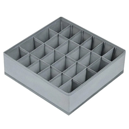 Organizador de Roupas Íntimas com Divisores Ajustáveis em Plástico para Economia de Espaço