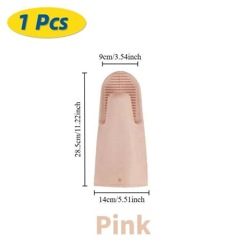 Luvas De Silicone Extensas Para Forno Microondas Antiderrapantes