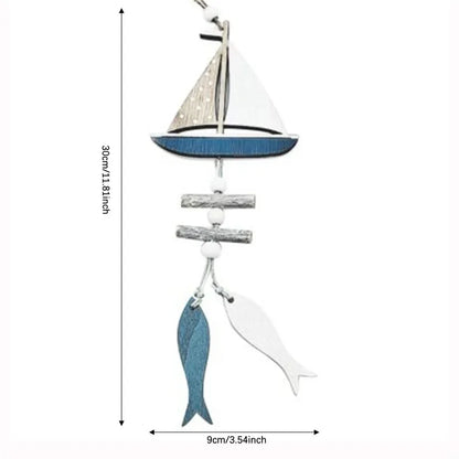 Decoração de Parede Marinha em Madeira Nobre Estilo Náutico Premium para Quartos e Salas