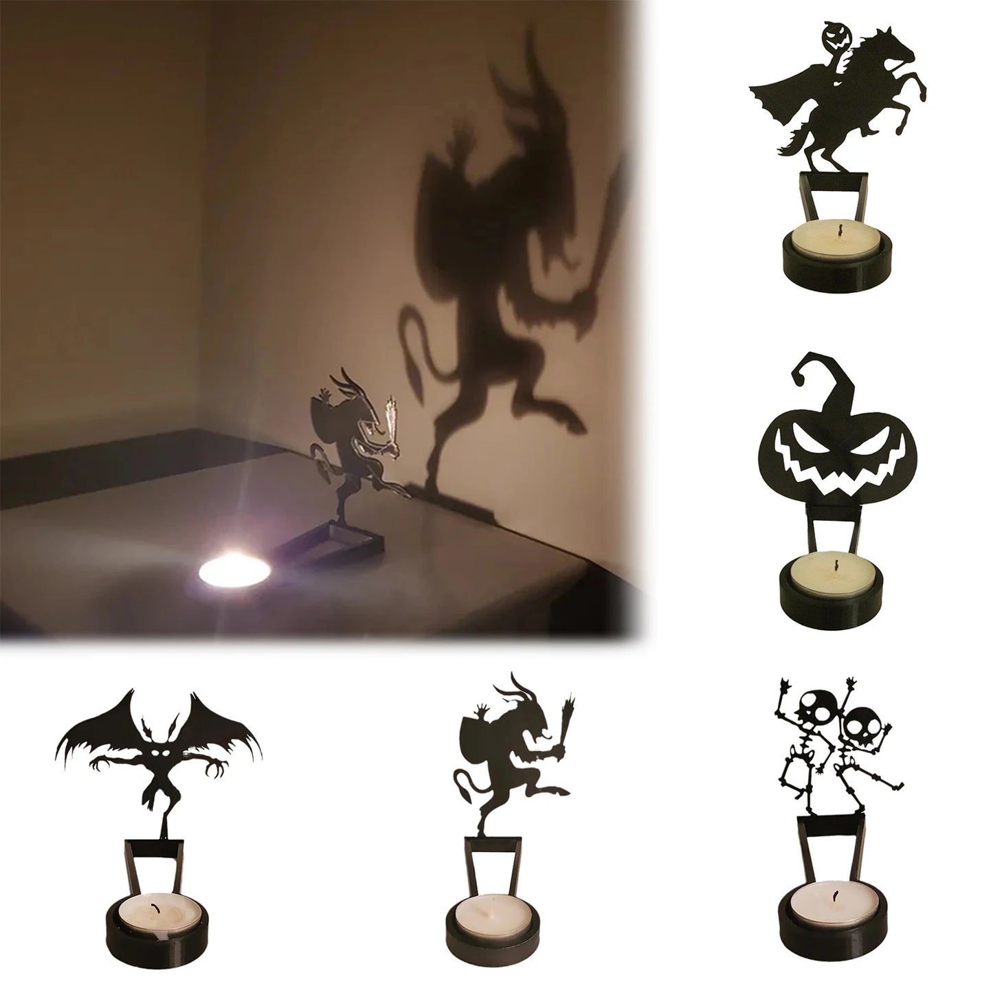 Porta-velas Decorativo Multifuncional Para Mesa Quarto Inovador Premium