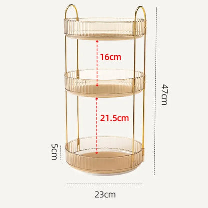 Inovacazza Organizador Giratório 360° Maquiagem Alta Capacidade