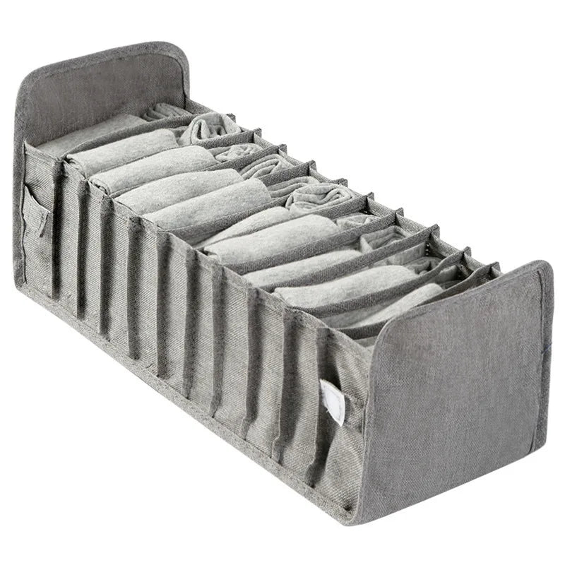 Organizador De Armário Para Meias E Roupas Íntimas Com 7 Compartimentos Dobrável Em Oxford